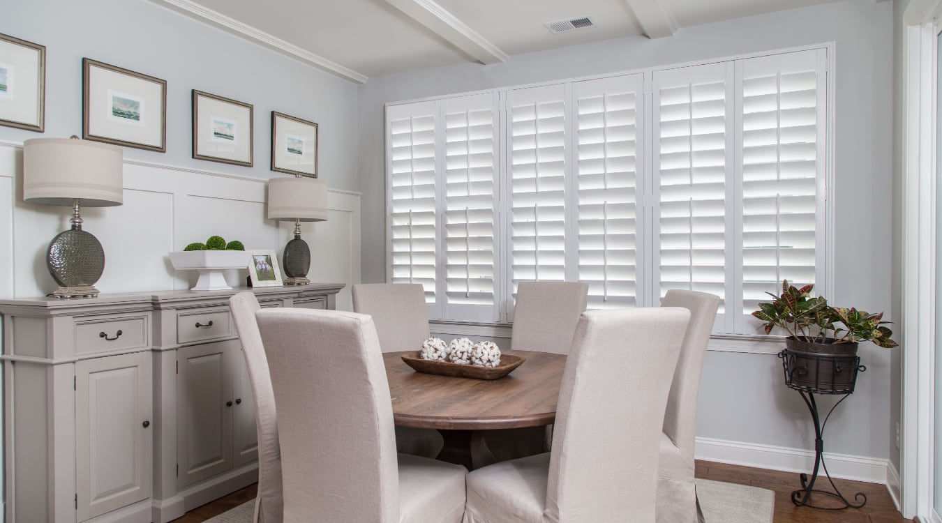 shutters in Jacksonville living room